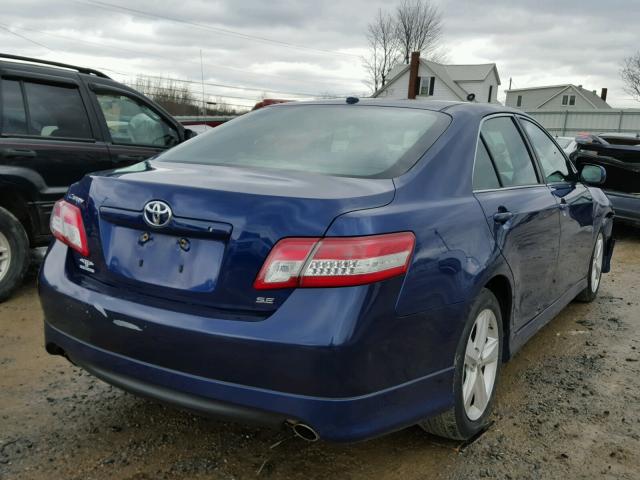 4T1BF3EK7BU587534 - 2011 TOYOTA CAMRY BASE BLUE photo 4