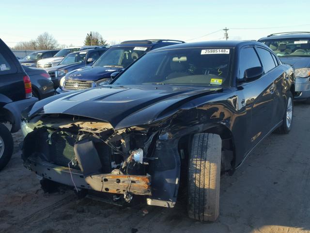 2B3CL1CT5BH600271 - 2011 DODGE CHARGER PO BLACK photo 2