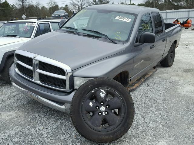 1D7HA18D65J524404 - 2005 DODGE RAM 1500 S GRAY photo 2