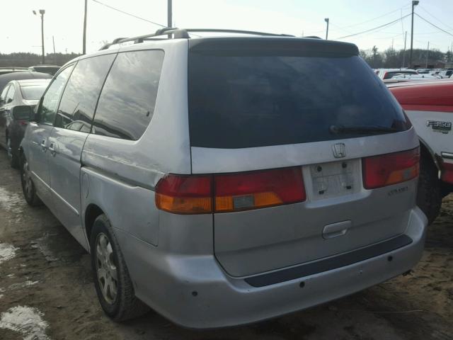 5FNRL187X3B109500 - 2003 HONDA ODYSSEY EX SILVER photo 3