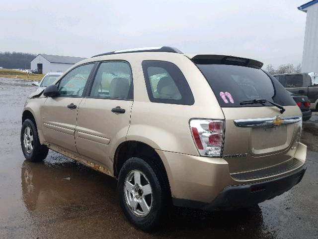 2CNDL13F466108163 - 2006 CHEVROLET EQUINOX LS GOLD photo 3