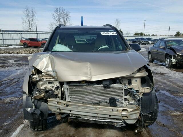 2CNDL13F466108163 - 2006 CHEVROLET EQUINOX LS GOLD photo 9