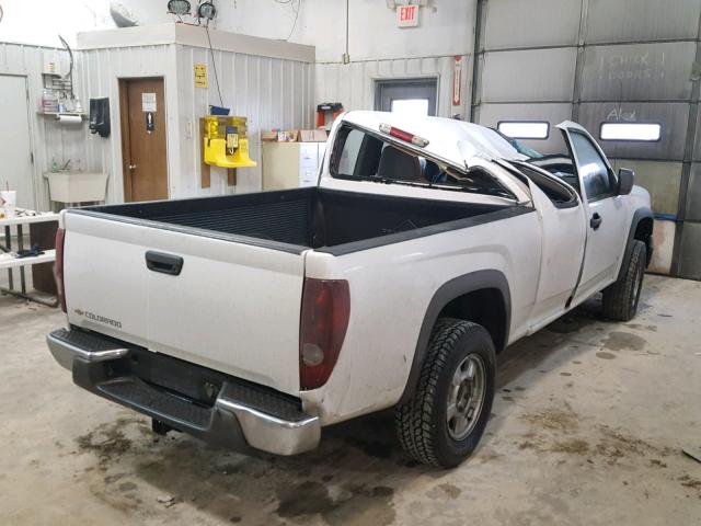 1GCDT196168274128 - 2006 CHEVROLET COLORADO WHITE photo 4