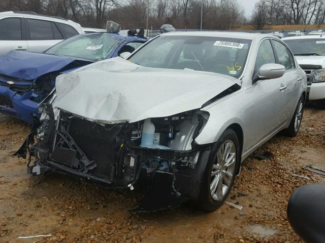 KMHGC4DF0BU133697 - 2011 HYUNDAI GENESIS 4. SILVER photo 2