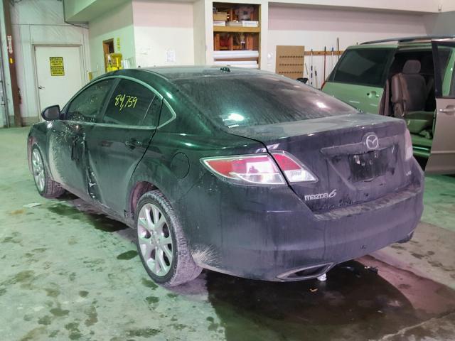 1YVHP82B495M00505 - 2009 MAZDA 6 S Черный фото 3