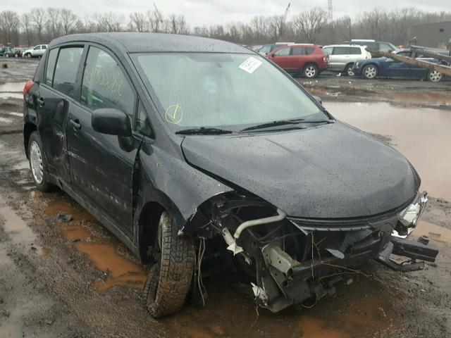 3N1BC13E37L393974 - 2007 NISSAN VERSA S BLACK photo 1