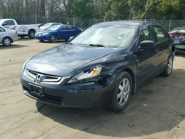 1HGCM66505A034563 - 2005 HONDA ACCORD EX BLACK photo 2