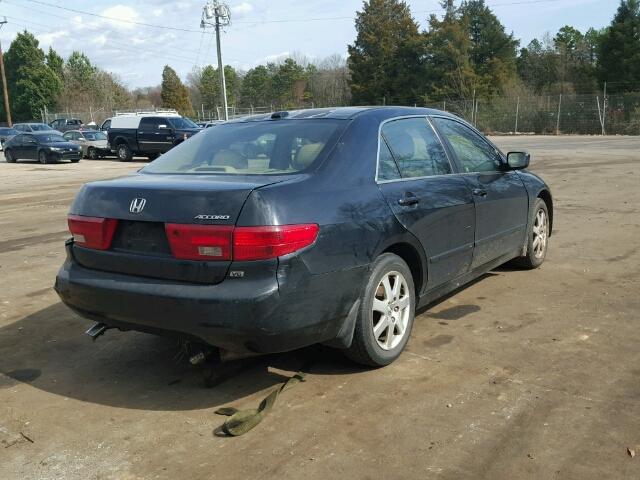 1HGCM66505A034563 - 2005 HONDA ACCORD EX BLACK photo 4