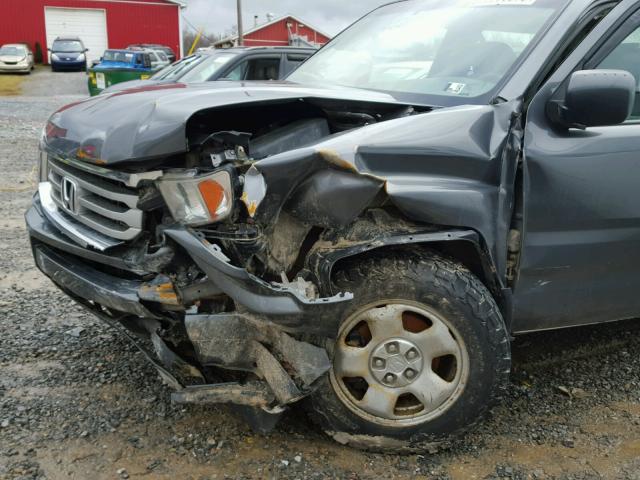 5FPYK1F26CB457453 - 2012 HONDA RIDGELINE CHARCOAL photo 9