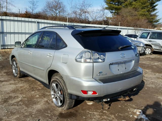 JTJHW31U860016666 - 2006 LEXUS RX 400 SILVER photo 3