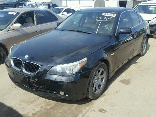 WBANA53594B848246 - 2004 BMW 525 I BLACK photo 2