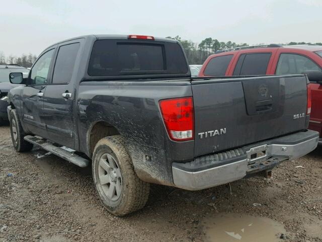 1N6AA07A15N512857 - 2005 NISSAN TITAN XE GRAY photo 3