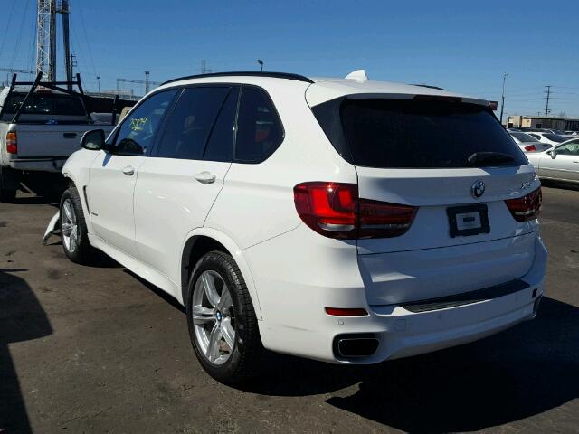 5UXKR6C53F0J77349 - 2015 BMW X5 XDRIVE5 WHITE photo 3