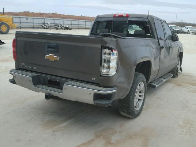 1GCRCREC3FZ154907 - 2015 CHEVROLET SILVERADO BROWN photo 4