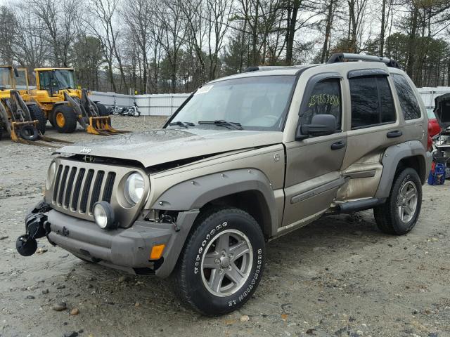 1J4GL38K15W723156 - 2005 JEEP LIBERTY RE 棕色 照片 2