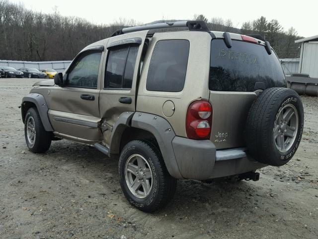 1J4GL38K15W723156 - 2005 JEEP LIBERTY RE 棕色 照片 3