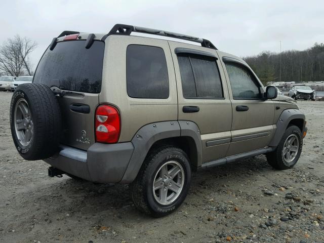 1J4GL38K15W723156 - 2005 JEEP LIBERTY RE 棕色 照片 4