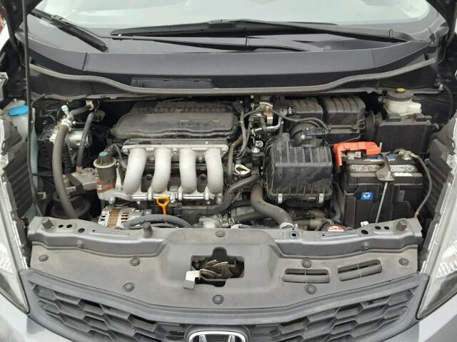 JHMGE8H54CC036824 - 2012 HONDA FIT SPORT GRAY photo 7