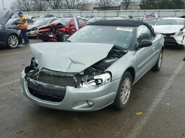 1C3EL55R86N100140 - 2006 CHRYSLER SEBRING TO SILVER photo 2