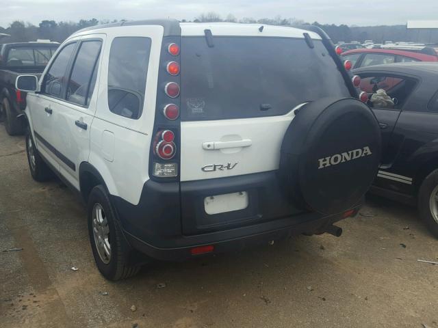 SHSRD78884U238290 - 2004 HONDA CR-V EX WHITE photo 3