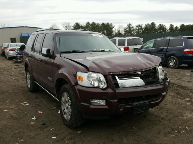 1FMEU75E07UB00587 - 2007 FORD EXPLORER L MAROON photo 1