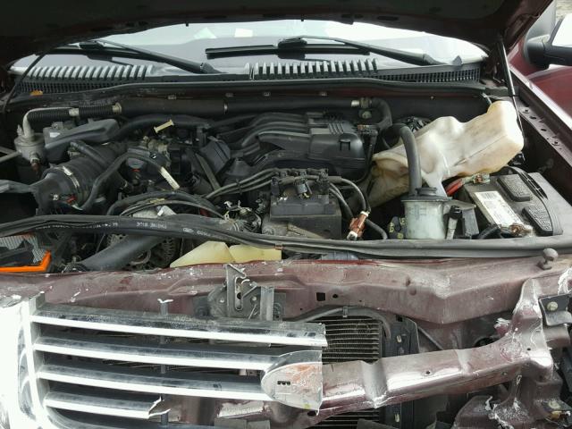 1FMEU75E07UB00587 - 2007 FORD EXPLORER L MAROON photo 7