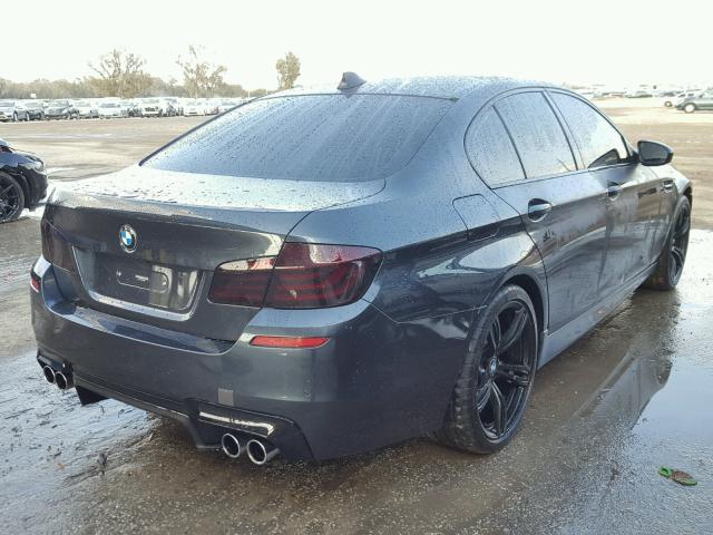 WBSFV9C5XDD096007 - 2013 BMW M5 CHARCOAL photo 4