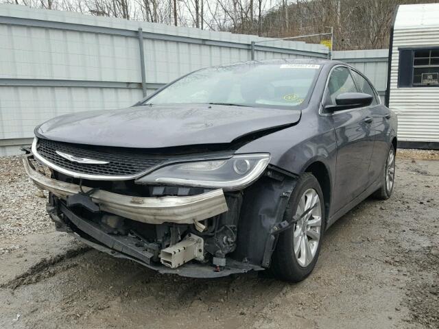 1C3CCCAB3FN571150 - 2015 CHRYSLER 200 LIMITE GRAY photo 2