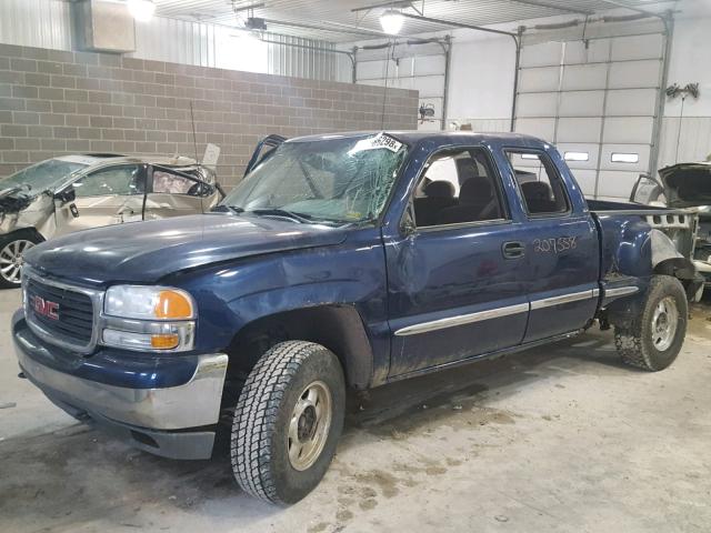 2GTEK19T111350116 - 2001 GMC NEW SIERRA BLUE photo 2