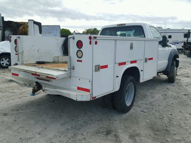 1FDUF4GY3BEC30796 - 2011 FORD F450 SUPER WHITE photo 4