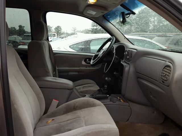 1GNDS13S362152440 - 2006 CHEVROLET TRAILBLAZE SILVER photo 5