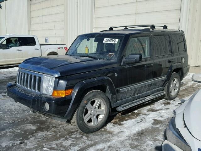 1J8HG58T39C505836 - 2009 JEEP COMMANDER BLACK photo 2