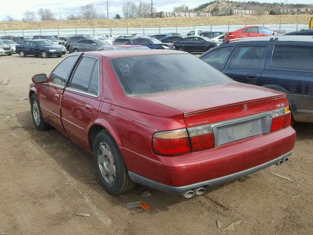 1G6KS54Y1YU158595 - 2000 CADILLAC SEVILLE SL RED photo 3