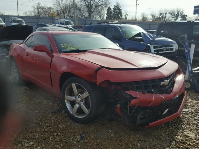 2G1FC1EV4A9119617 - 2010 CHEVROLET CAMARO LT RED photo 1