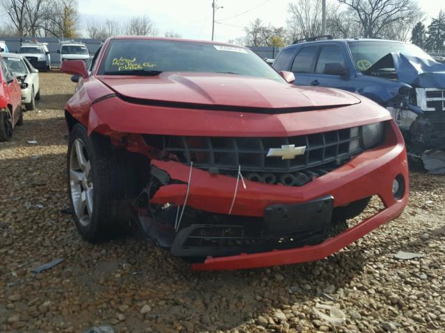 2G1FC1EV4A9119617 - 2010 CHEVROLET CAMARO LT RED photo 9