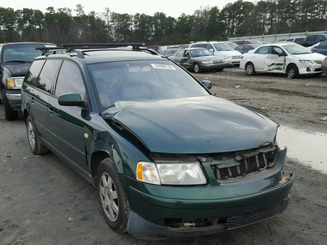 WVWND23B1YE249523 - 2000 VOLKSWAGEN PASSAT GLS GREEN photo 1