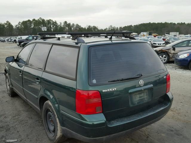 WVWND23B1YE249523 - 2000 VOLKSWAGEN PASSAT GLS GREEN photo 3