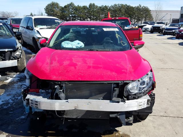 2HGFC2F57GH571797 - 2016 HONDA CIVIC LX RED photo 9