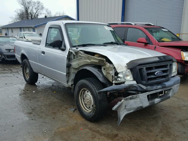 1FTYR10D54PB13943 - 2004 FORD RANGER GRAY photo 1