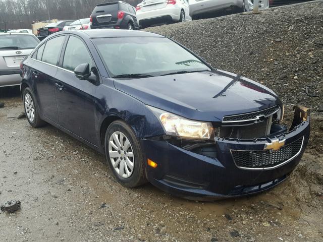 1G1PC5SH0B7208145 - 2011 CHEVROLET CRUZE LS BLUE photo 1