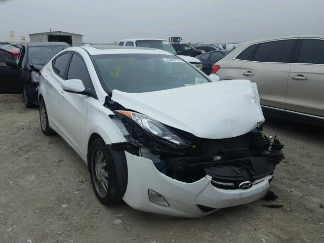 5NPDH4AE3DH297558 - 2013 HYUNDAI ELANTRA GL WHITE photo 1