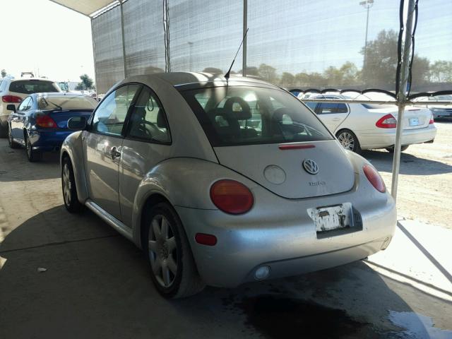 3VWDD21C11M459608 - 2001 VOLKSWAGEN NEW BEETLE ვერცხლისფერი ფოტო 3