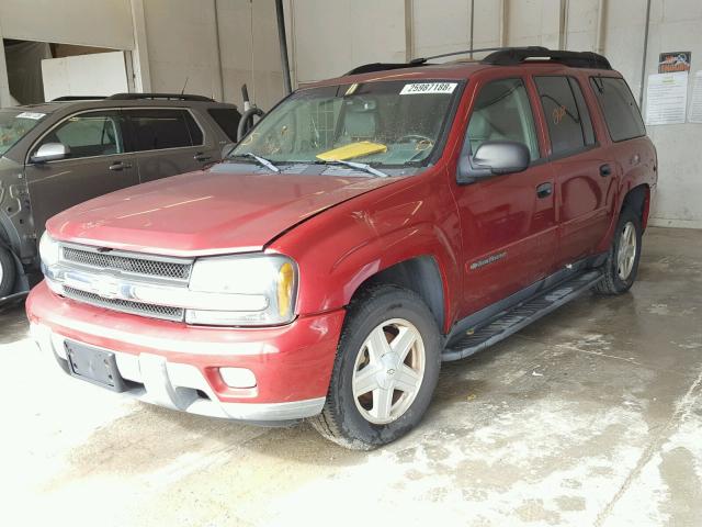 1GNES16S836152468 - 2003 CHEVROLET TRAILBLAZE BURGUNDY photo 2