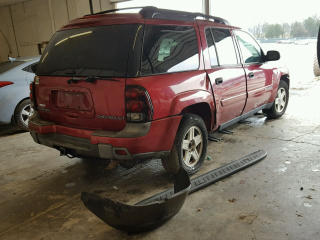 1GNES16S836152468 - 2003 CHEVROLET TRAILBLAZE BURGUNDY photo 4