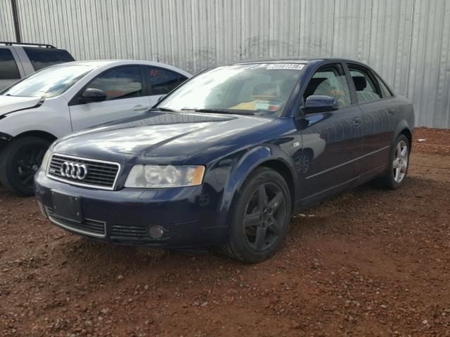 WAULC68E55A123296 - 2005 AUDI A4 1.8T QU BLUE photo 2