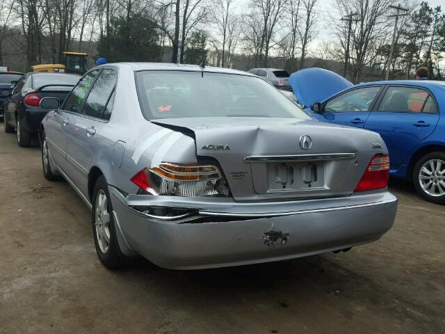 JH4KA96522C004516 - 2002 ACURA 3.5RL SILVER photo 3