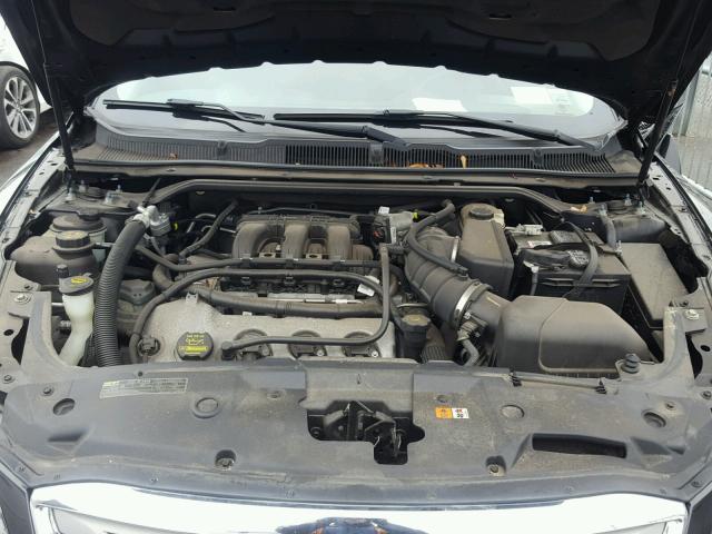 1FAHP2EW8AG103222 - 2010 FORD TAURUS SEL BLACK photo 7