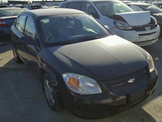 1G1AK55F177126189 - 2007 CHEVROLET COBALT LS BLACK photo 1