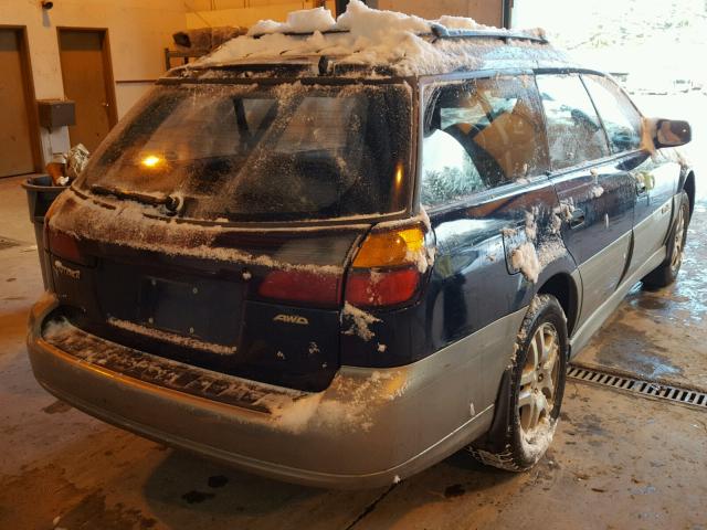 4S3BH665027609400 - 2002 SUBARU LEGACY OUT BLUE photo 4