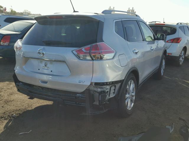 5N1AT2MN5GC869274 - 2016 NISSAN ROGUE S SILVER photo 4